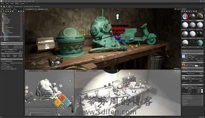 Marmoset Toolbag 主界面 Marmoset Toolbag 主界面