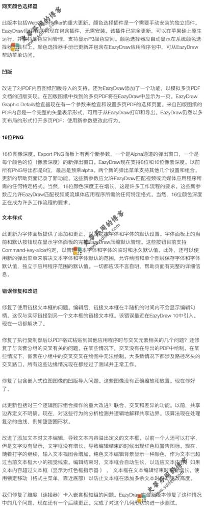 EazyDraw 10.5.1 更新内容