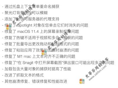 Snagit 2021.4.1 更新内容 Snagit 2021.4.1 更新内容