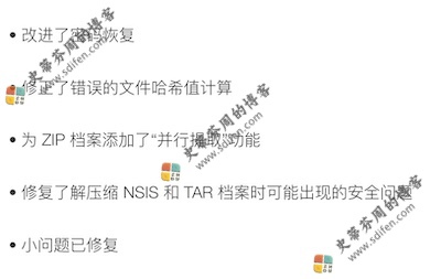 Bandizip 7.12 更新内容 Bandizip 7.12 更新内容