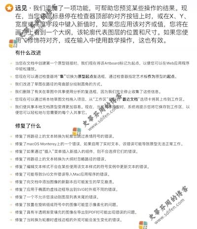 Sketch 81 更新内容