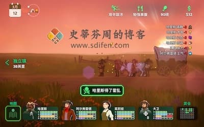 The Oregon Trail 游戏界面2 The Oregon Trail 游戏界面2