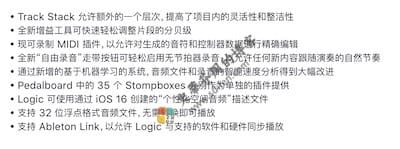 Logic Pro 10.7.5 更新内容 Logic Pro 10.7.5 更新内容