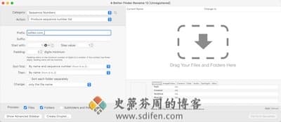 A Better Finder Rename 主界面