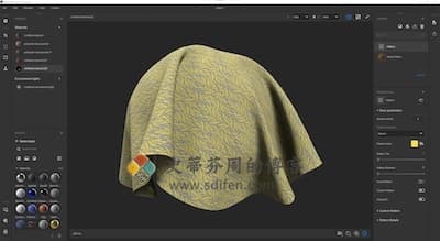 Adobe Substance 3D Sampler 主界面
