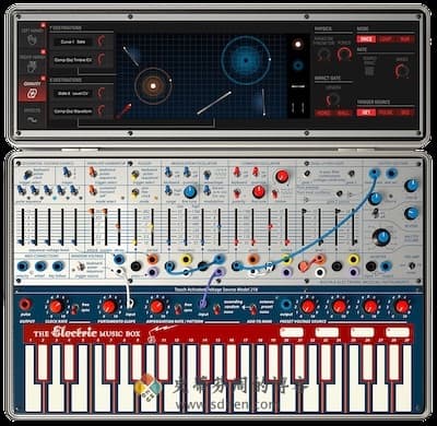 Arturia Buchla Easel V 主界面