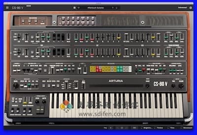 Arturia CS-80 V 主界面