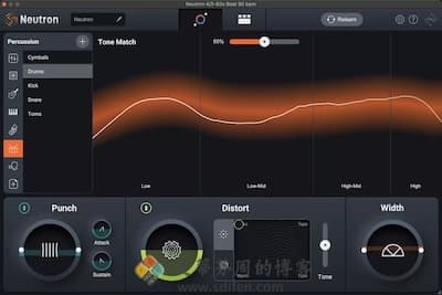 iZotope Neutron Advanced 主界面