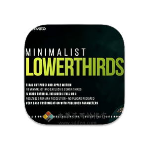FCPX文字动画插件：Minimalist Lower Thirds-史蒂芬周的博客