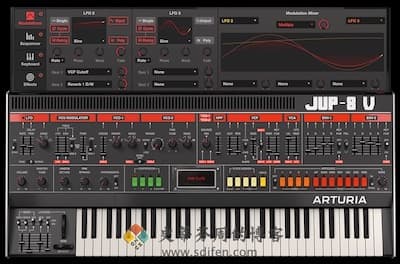 Arturia Jup-8 V 主界面