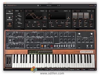 Arturia Prophet-5 V 主界面