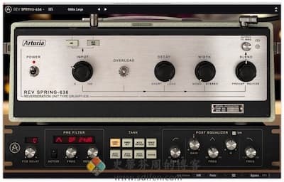 Arturia Rev SPRING-636 主界面 Arturia Rev SPRING-636 主界面