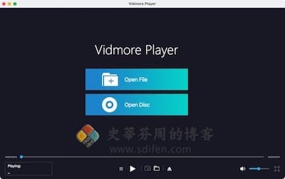 Vidmore Player 主界面