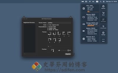 RunCat 主界面
