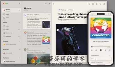 Reeder 主界面