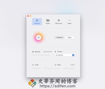 Monocle 主界面 Monocle 主界面