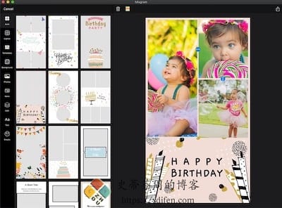 Mixgram/Collage Maker 主界面