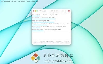 MP3 Encoder 主界面 MP3 Encoder 主界面